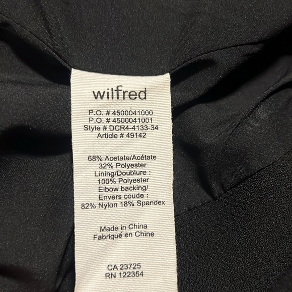 Aritzia Wilfred Montesson Moto Crepe Jacket - Picture 14 of 14
